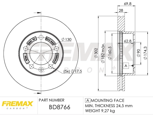 Brake Disc (BD-8766)