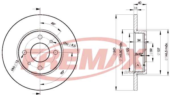 Brake Disc (BD-3465)
