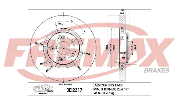 Brake Disc (BD-2317)