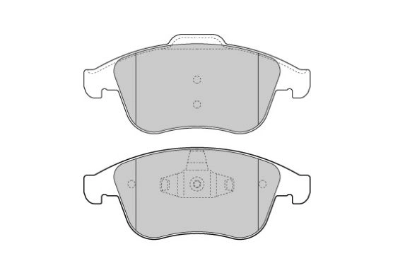 Brake Pad Set, disc brake (FBP-1676)