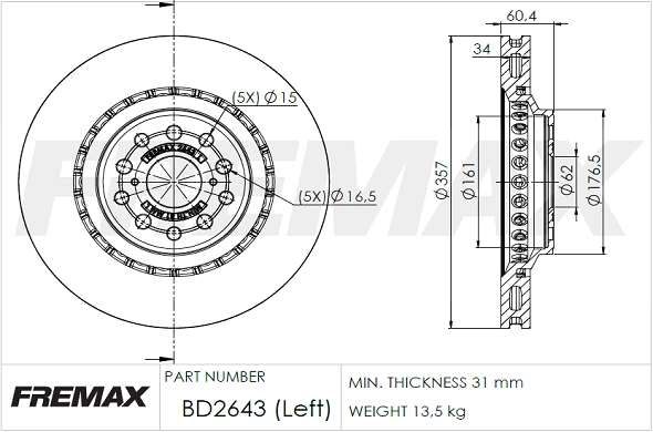 Brake Disc (BD-2643)
