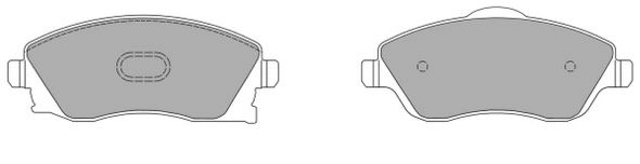 Brake Pad Set, disc brake (FBP-1208)