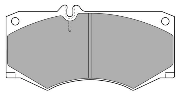 Brake Pad Set, disc brake (FBP-0315)