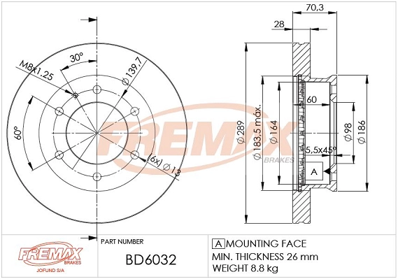 Brake Disc (BD-6032)