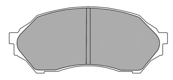 Brake Pad Set, disc brake (FBP-1226)