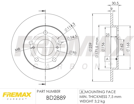 Brake Disc (BD-2889)