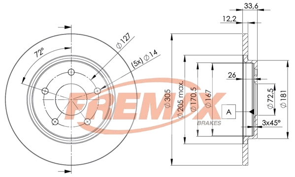 Brake Disc (BD-5173)