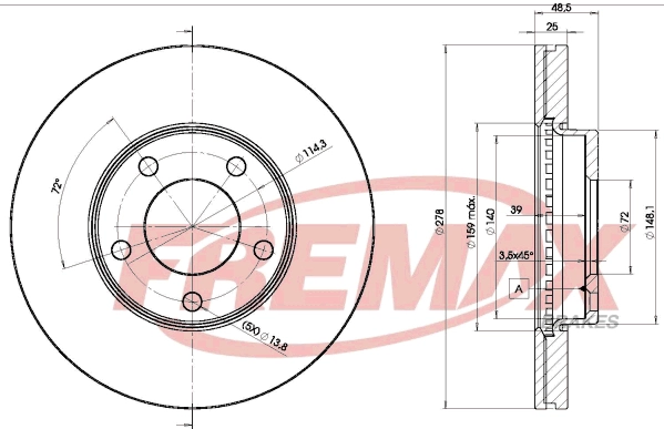 Brake Disc (BD-3272)