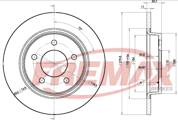 Brake Disc (BD-3276)