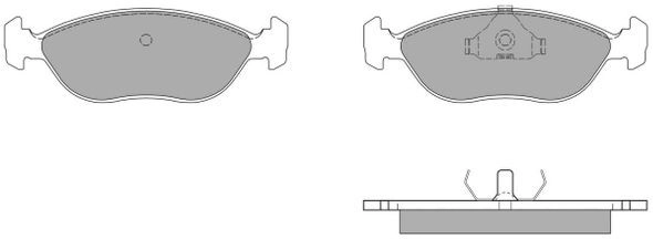 Brake Pad Set, disc brake (FBP-0962)