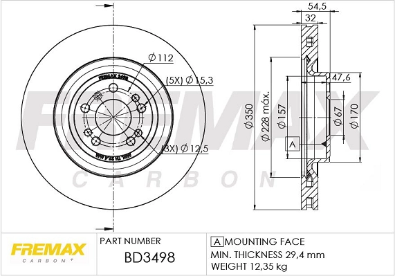 Brake Disc (BD-3498)