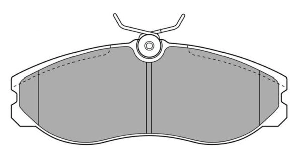 Brake Pad Set, disc brake (FBP-0957)