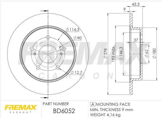 Brake Disc (BD-6052)