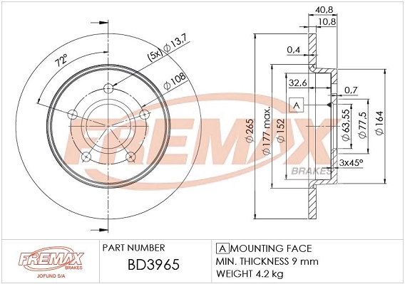 Brake Disc (BD-3965)