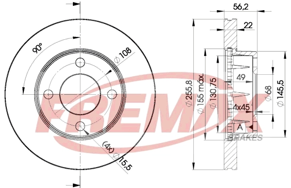 Brake Disc (BD-4013)