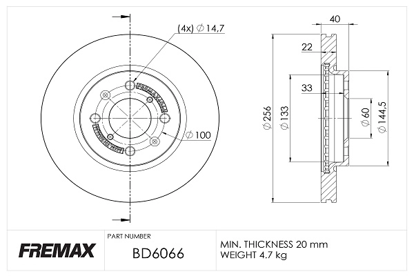 Brake Disc (BD-6066)