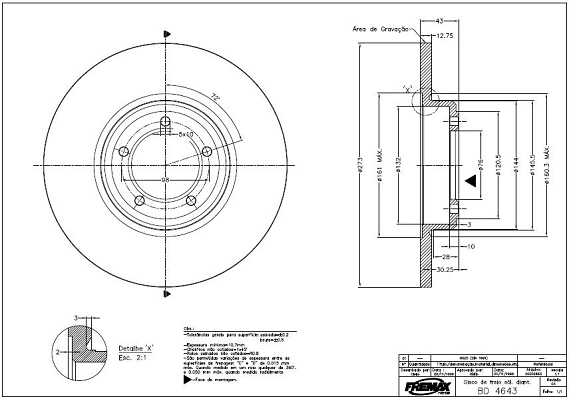 Brake Disc (BD-4643)