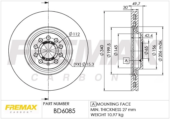 Brake Disc (BD-6085)
