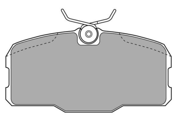 Brake Pad Set, disc brake (FBP-0630)