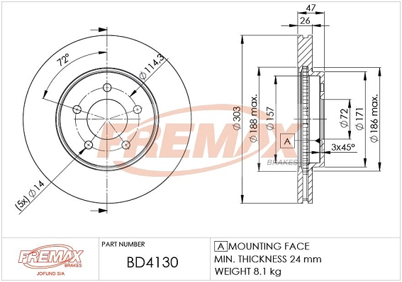 Brake Disc (BD-4130)