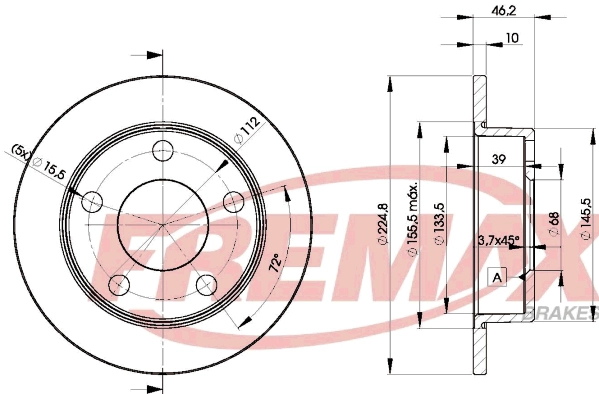 Brake Disc (BD-3634)