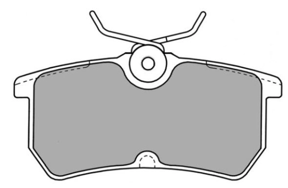 Brake Pad Set, disc brake (FBP-1136)