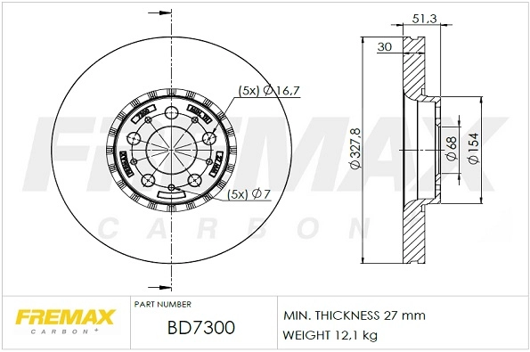 Brake Disc (BD-7300)