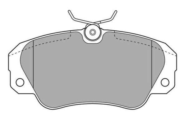 Brake Pad Set, disc brake (FBP-0996)