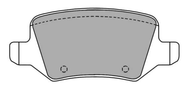 Brake Pad Set, disc brake (FBP-1214)