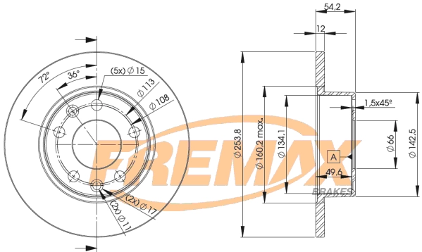 Brake Disc (BD-5165)