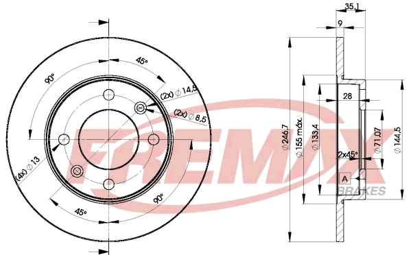 Brake Disc (BD-4746)