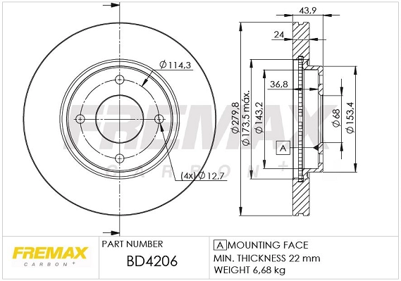 Brake Disc (BD-4206)