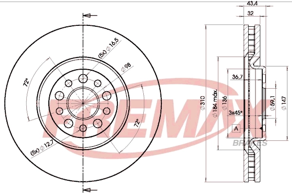 Brake Disc (BD-4684)