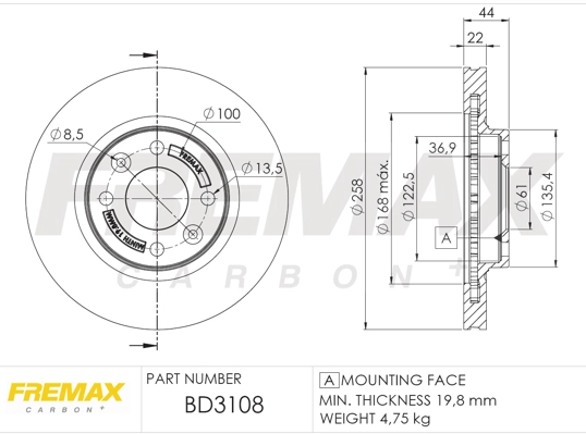 Brake Disc (BD-3108)