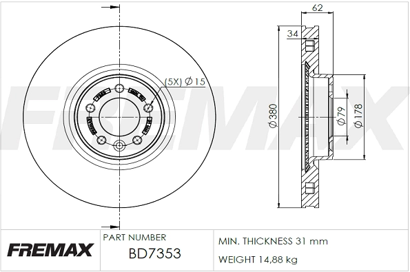 Brake Disc (BD-7353)