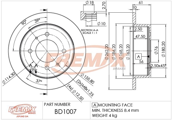 Brake Disc (BD-1007)