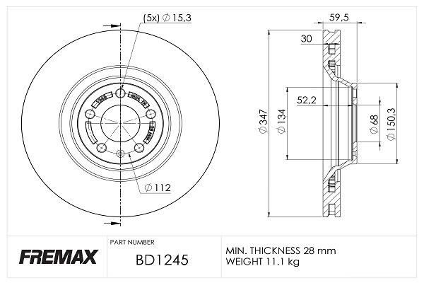 Brake Disc (BD-1245)