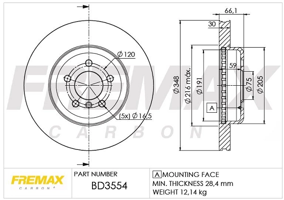 Brake Disc (BD-3554)