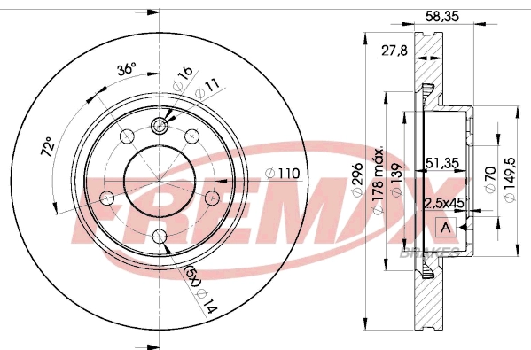 Brake Disc (BD-1134)