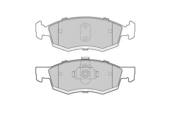 Brake Pad Set, disc brake (FBP-1584)