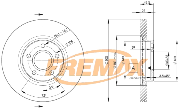 Brake Disc (BD-3937)