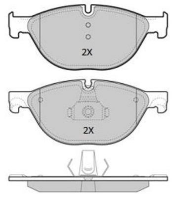 Brake Pad Set, disc brake (FBP-1932)