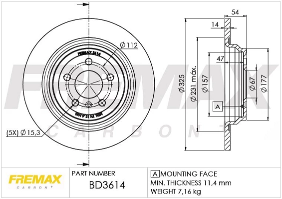 Brake Disc (BD-3614)