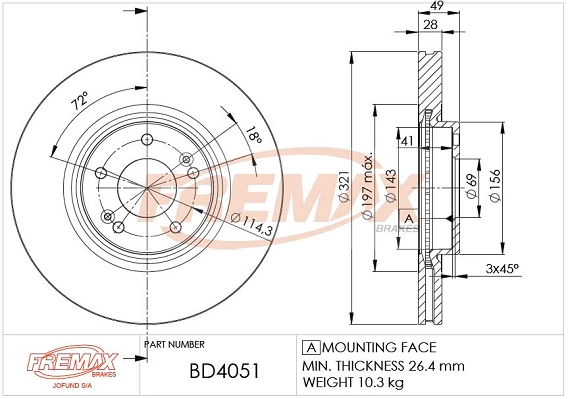 Brake Disc (BD-4051)