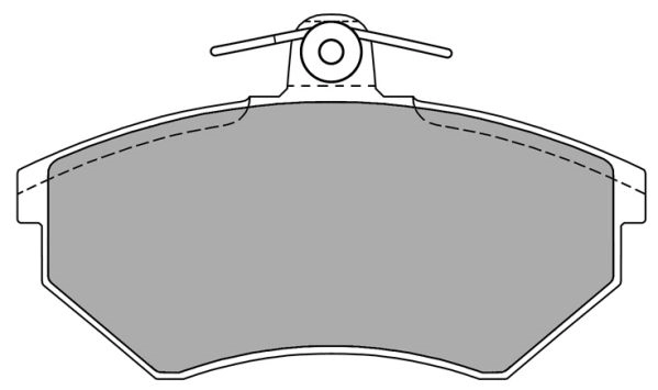 Brake Pad Set, disc brake (FBP-0443)