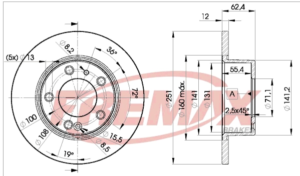 Brake Disc (BD-1796)