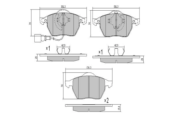 Brake Pad Set, disc brake