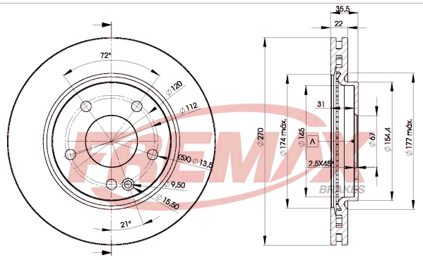 Brake Disc (BD-2112)