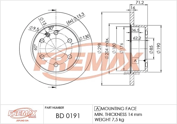 Brake Disc (BD-0191)