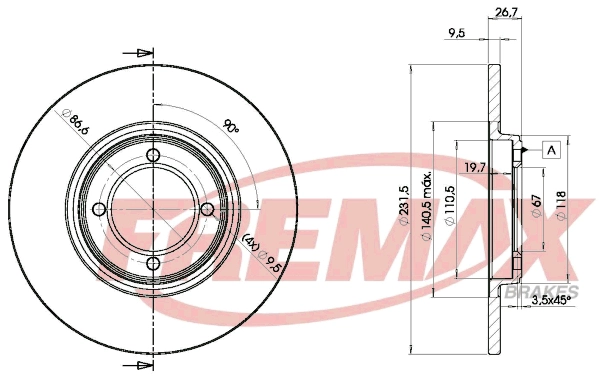 Brake Disc (BD-0976)